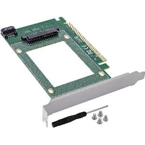 InLine® Schnittstellenkarte, PCIe x16 zu U.2 NVMe, SFF-8639, intern 76619J