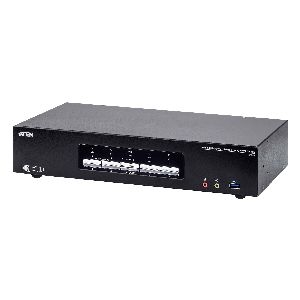 ATEN CS1964 KVMP-Switch 4-fach, DisplayPort für 3 Displays 4K, USB 3.0, Audio 63602I