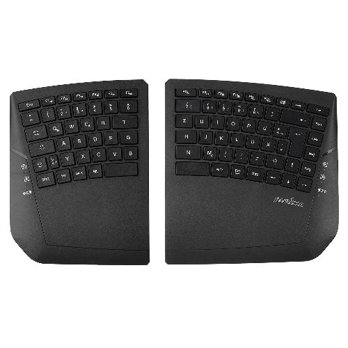 Perixx PERIBOARD-624 B DE - Kabellose ergonomische Split-Tastatur 57151G