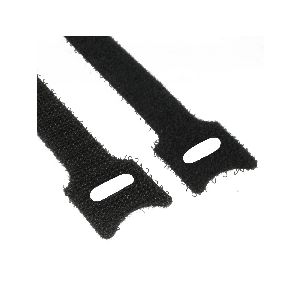 InLine® Kabelbinder 12x125mm, Klett-Verschluss, 10er, schwarz 59943K