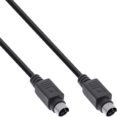 InLine® S-VHS Kabel, 4pol mini DIN Stecker / Stecker, 2m 89950