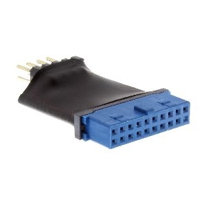 InLine® USB 3.0 zu 2.0 Adapter intern, USB 3.0 19pin auf USB 2.0 Pfostenstecker 33449L