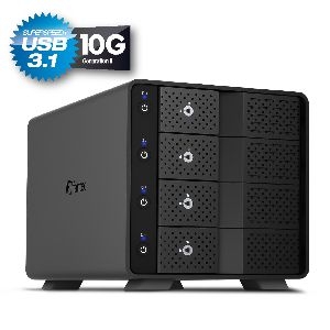 FANTEC MB-X4U31 Storagegehäuse 4x 3,5"/2,5" HDD/SSD USB 3.2 00044Z