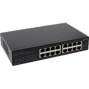 Longshine Gigabit Switch, 24x, LCS-GS8424, Desktop, Web Smart SNMP, lüfterlos 32334D