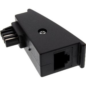 InLine 69948F InLine® TAE-F Adapter, TAE-F Stecker auf RJ45 Buchse, 8P2C für Fritzbox