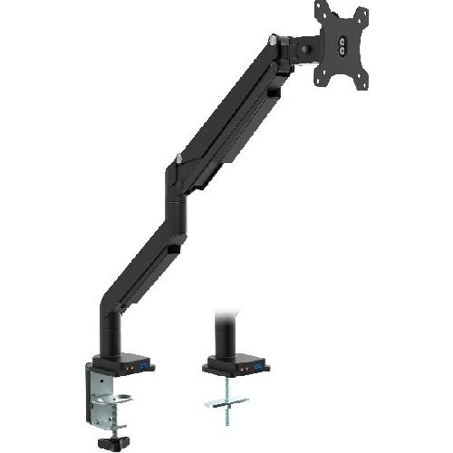 InLine® Tischhalterung mit Lifter und USB/Audio bis max. 82cm 32 9kg 23158B