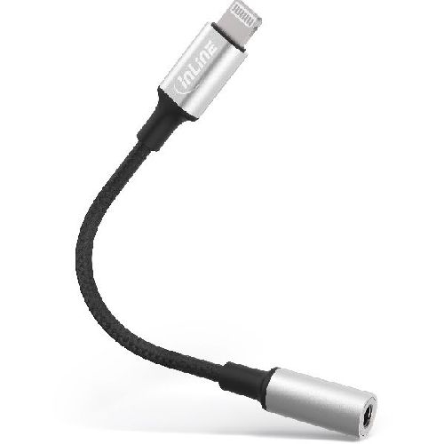 InLine® Lightning Audio Adapter MFi-zertifiziert 0,1m 31440