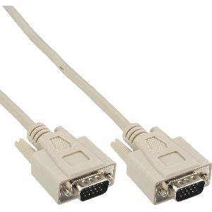 InLine® VGA Kabel, 15pol HD Stecker / Stecker, 5m 17712D