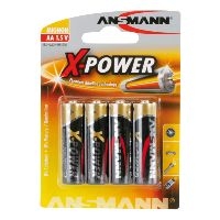 Ansmann Alkaline X-Power Batterie, Mignon (AA), 4er Pack (5015663) 01058F
