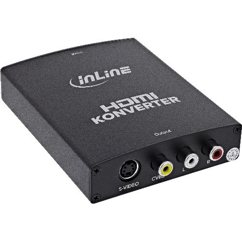InLine® HDMI zu Composite/S-Video Konverter mit Audio, PAL/NTSC 65006