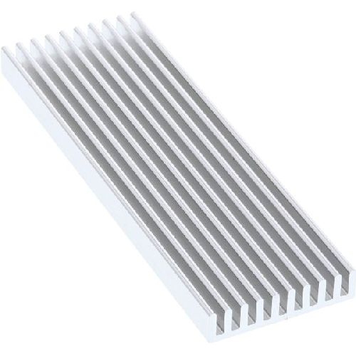 InLine® M.2 SSD Kühlkörper, passiv, Kühlrippen, silber 33955K