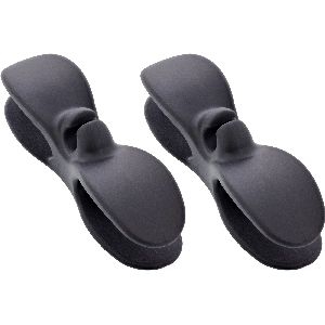 InLine® Kabelaufwickler für Gerätekabel, selbstklebend, schwarz, 2er-Set 59971D