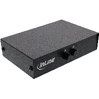 InLine® Seriell-Umschalter manuell 2-fach, RS232, 9-polig Sub-D 60609