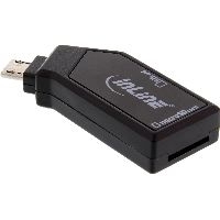 InLine® OTG Mobile Card Reader, USB 2.0, für SD+microSD, für Android Smartphone 66778