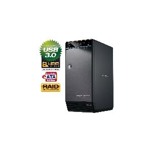 FANTEC QB-X8US3R HDD-Gehäuse 8x 3,5" SATA, mit USB3.2, eSATA, RAID, schwarz 00048B
