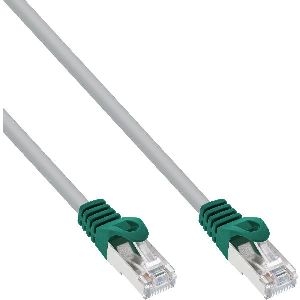 InLine® Crossover Patchkabel, SF/UTP, Cat.5e, grau, 1m 73511