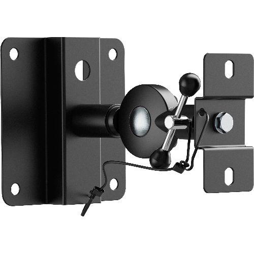 InLine® Lautsprecher Wandhalterung bis 15kg, 2er Set, schwarz 23126B