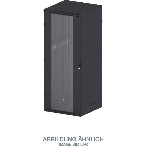 Triton RTA-42-A86-BAX-A1 19" Netzwerkschrank 42HE, 800x600mm, Glastür, schwarz 01842M