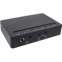 InLine® USB 2.0 SoundBox 7.1, 48KHz / 16-bit, mit Toslink Digital IN / OUT 66670B