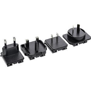 InLine® Stromadapter-Set für USB Netzteil 31512S schwarz 31512Y
