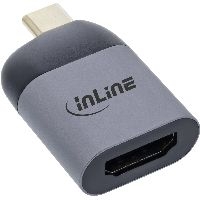 InLine® USB Display Konverter, USB-C Stecker zu HDMI Buchse (DP Alt Mode), 4K2K 64106H