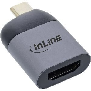 InLine® USB Display Konverter, USB-C Stecker zu HDMI Buchse 4K/60Hz 64106H