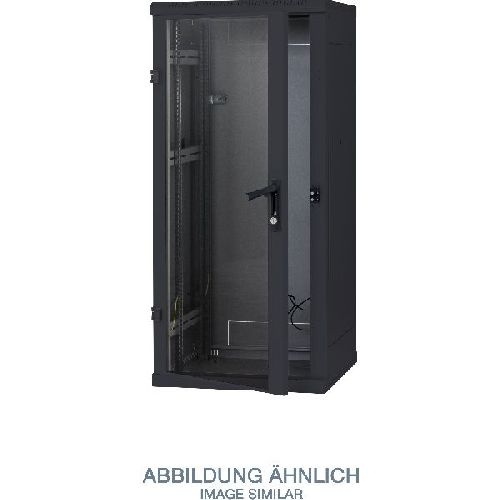 Triton RTA-32-A86-BAX-A1 19 Netzwerkschrank 32HE, 800x600mm, Glastür, schwarz 01832M