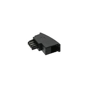 InLine® TAE-F Adapter, TAE-F Stecker auf RJ11 Buchse, für Import Telefone 69948A