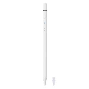 InLine® Stylus, Tabletstift für Apple iPads, mit Akku, USB-C, weiß 55468W