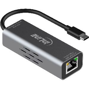 InLine® USB-C zu RJ45 PoE-Adapter, mit Überspannungsschutz 33380J