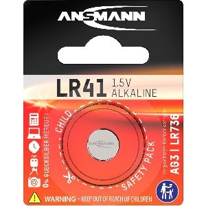 ANSMANN 5015332 Knopfzelle LR41 1,5V Alkaline 01034