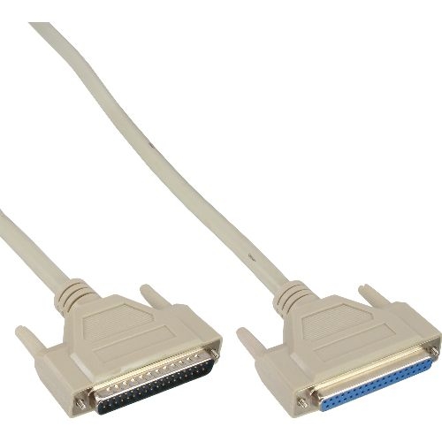 InLine® Serielle Verlängerung, 37pol Stecker / Buchse, 1:1 belegt, 1m 37137