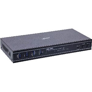 InLine® KVM Switch, 2-fach, HDMI &amp; DP, Dual Monitor, 4K60Hz, USB Hub, schwarz 57885G
