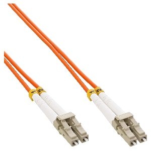 InLine® LWL Duplex Kabel, LC/LC, 50/125µm, OM2, 1m 88541