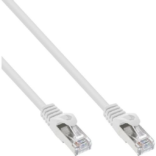 InLine® Patchkabel, SF/UTP, Cat.5e, weiß, 50m 72555W