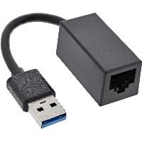InLine® USB 3.2 Netzwerkadapter Kabel, Gigabit Netzwerk, USB-A 33380F