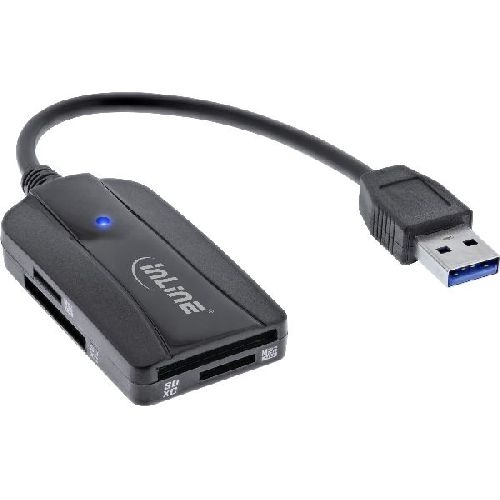 InLine® Card Reader, USB-A, USB 3.2 Gen.1, für SD und microSD 66772A