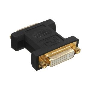InLine 17781P InLine® DVI-I Adapter, Digital + Analog 24+5 Buchse / Buchse, vergoldet