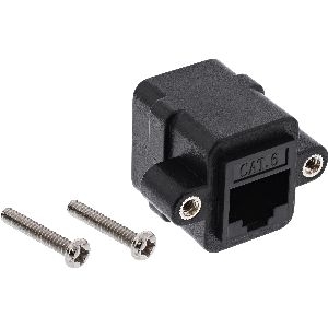 InLine® Patchkabelkupplung Cat.6, UTP, 2x RJ45 Buchse, zum Einbau 69990Y