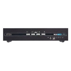 ATEN CS1144DP4C 4-Port KVM Secure Switch mit USB 4K DisplayPort Dual-Display 61615I