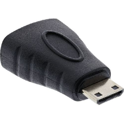InLine® HDMI Adapter, HDMI A Buchse auf Mini HDMI C Stecker, 4K/60Hz kompatibel 17690G