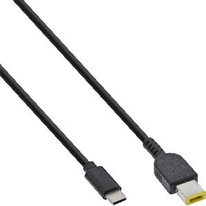 InLine® USB-C zu Lenovo Notebook (rechteckig) Ladekabel, 2m 26671