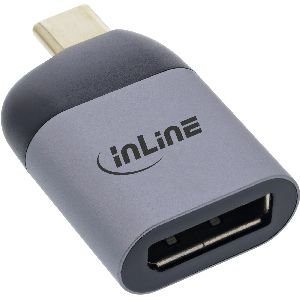InLine® USB Display Konverter, USB-C Stecker zu DisplayPort Buchse 8K60Hz 64106D
