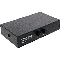 InLine 60647 InLine® USB 2.0 Umschalter manuell, USB-A Gerät an 2 Computer