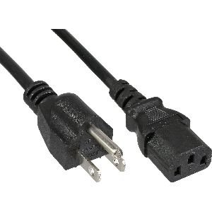 InLine® Netzkabel, Netzstecker USA auf Kaltgerätestecker C13, 1,8m 16652U
