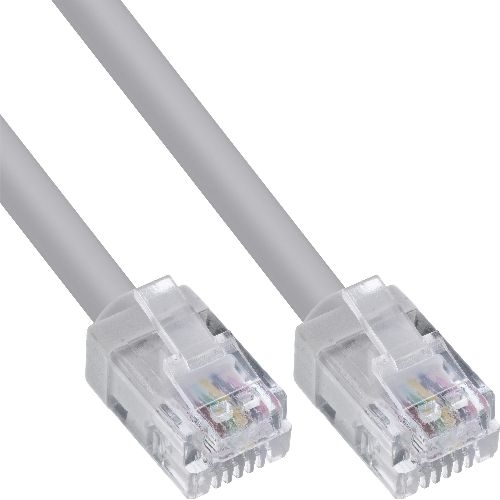 InLine® Modular-Rundkabel RJ12, Stecker / Stecker, 6adrig, 6P6C, 2m 18742