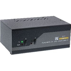 InLine® KVM Desktop Switch, 2-fach, Dual Monitor, HDMI, 4K, USB 3.0, Audio 62652I