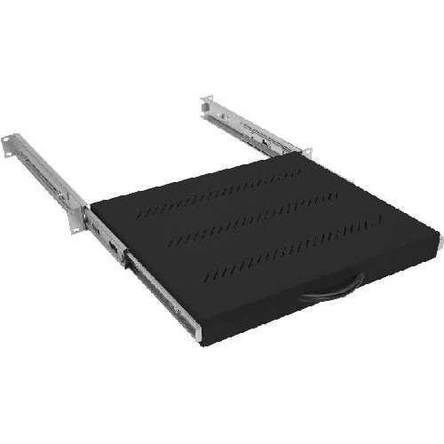 Triton RAB-UP-X20-A1 19 Fachboden 1HE ausziehbar, 550mm, 45kg, schwarz 01955O