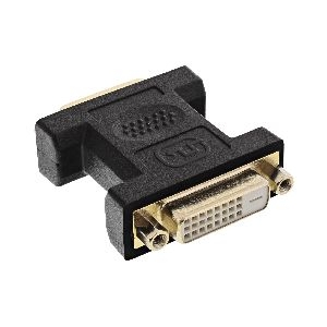 InLine® DVI-D Adapter, Digital 24+1 Buchse / Buchse (Kupplung) 17781B