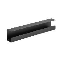 InLine® Kabelführungssystem für Untertisch-Montage, schwarz 23190B